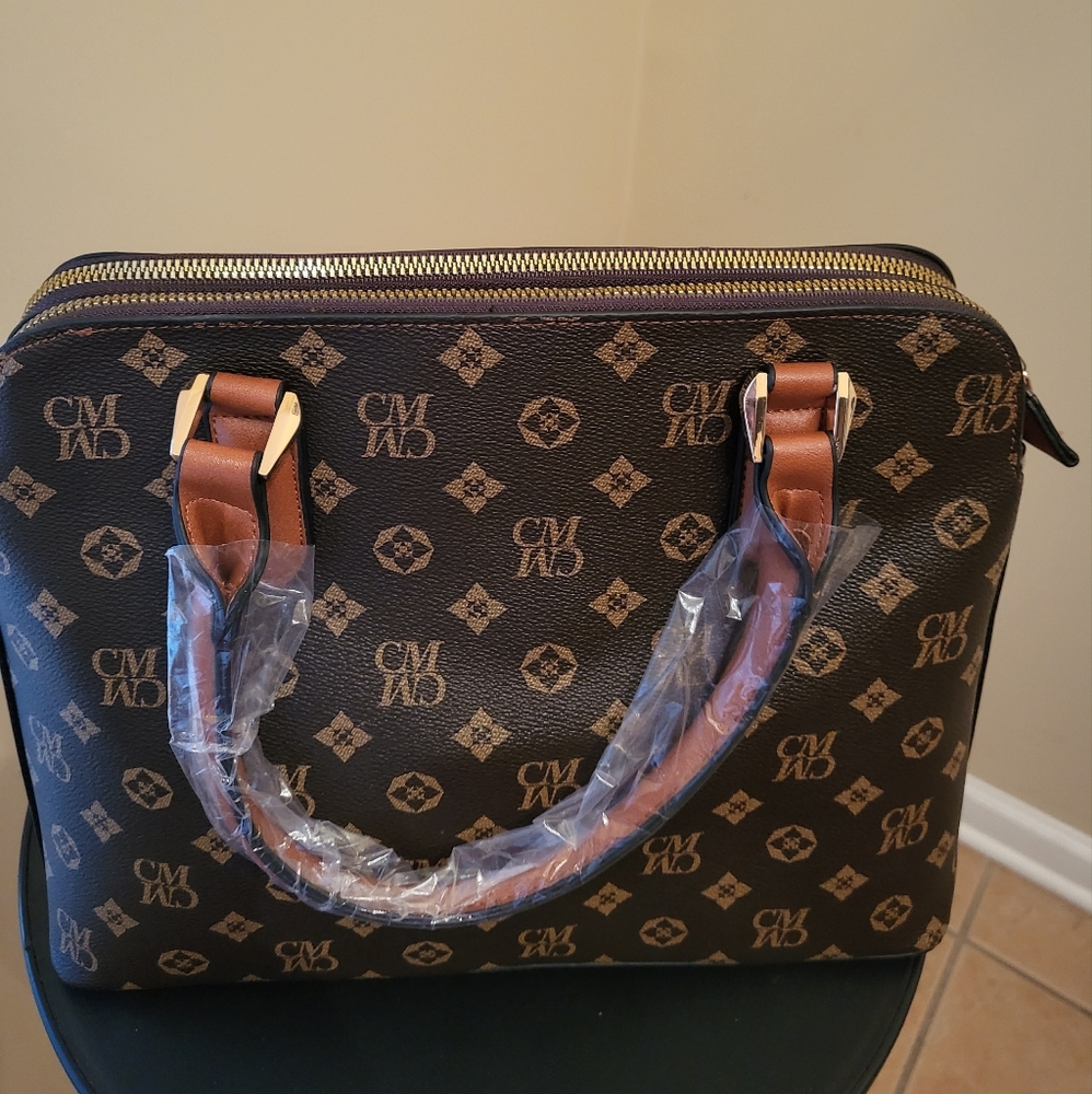 Diophy Brand New Monogram Handbag